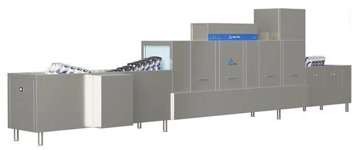 Mayers SUS304 komercijalna i industrijska mašina za pranje sudova: Modularna oprema za čišćenje pri visokim temperaturama{1}}